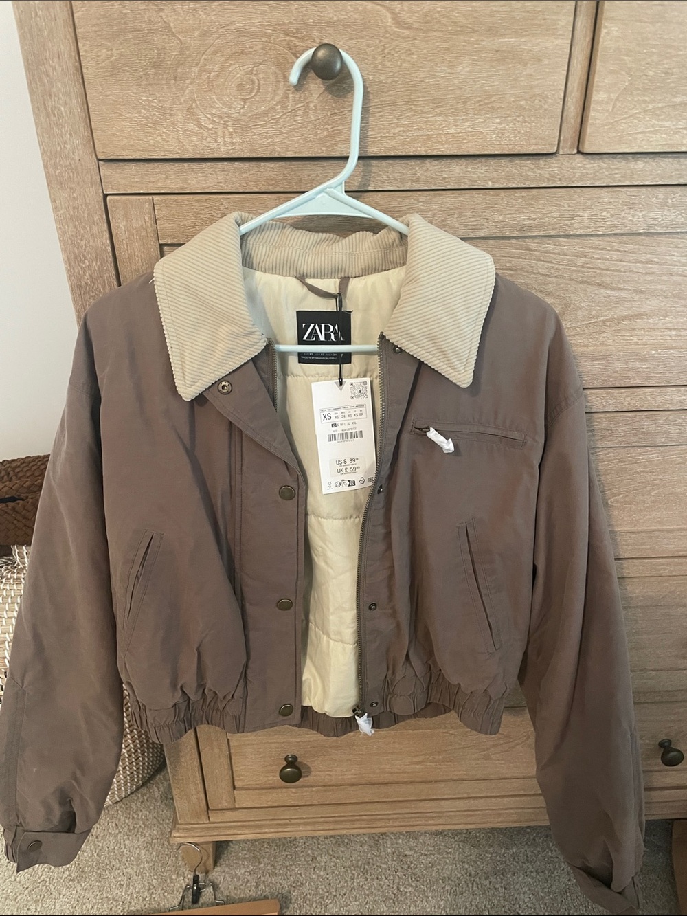 NWT Zara bomber jacket
